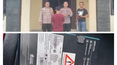 Polsek Talang Padang Bekuk Penadah HP Curian di Pesisir Barat