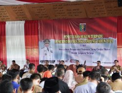 Pemprov Lampung Beri Penyuluhan Hukum Terpadu di Kabupaten Tulangbawang Barat