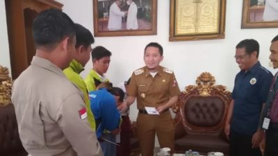 Wakil Bupati Lampung Utara Lepas Keberangkatan Atlet dan Wasit Berprestasi