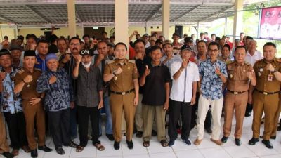 Wakil Bupati Lampura Sapa Masyarakat di Seputaran Kelurahan Sribasuki