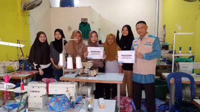 Program Bergema, YBM PT PLN UIP3B Sumatera UPT Tanjungkarang Beri Bantuan Pelatihan