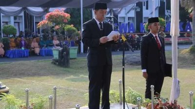 Kegiatan Bupati Lampung Utara Ikuti Upacara Memperingati Hari Veteran ke-74