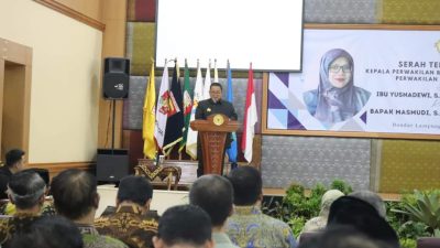 Kepala BPK RI Perwakilan Provinsi Lampung Ganti, Gubernur Arinal Djunaidi Dukung Sinergi Wujudkan Good Government