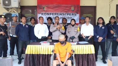 Tim Tekab 308 Sat Reskrim Polres Metro Tangkap Pelaku Curat Uang 720 Juta Rupiah