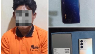 Lagi, Pelaku Pencurian Dua Unit Hp Ditangkap Polisi di Lampung Utara