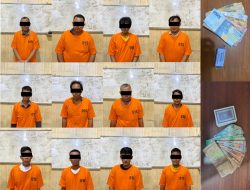 Tekab 308 Presisi Polres Metro Tangkap 12 Penjudi di 2 Lokasi Berbeda