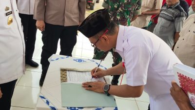 Asisten I Man Kodri Lantik Pj Kades Kinciran Lampung Utara