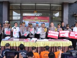 Tindak Pidana Kejahatan Turun, Polres Metro Gelar Konpers Akhir Tahun 2023