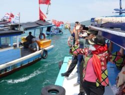 Pesisir Bandar Lampung Ikuti Kirab Pemilu 2024