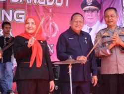 Walikota Bandar Lampung Eva Dwiana Membuka Acara Festival Solo Song Dangdut