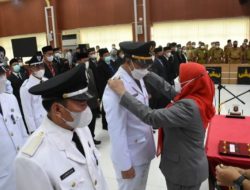 Walikota Eva Dwiana Melantik Camat Dan Lurah Kota Bandar Lampung