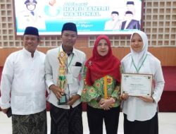 Walikota Eva Dwiana Hadiri Penganugerahan Duta Santri Kota Bandar Lampung Tahun 2023
