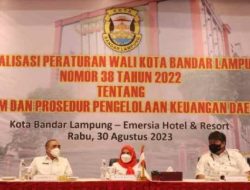 Mengadakan Sosialisasi Peraturan Walikota Bandar Lampung No. 38 Tahun 2022