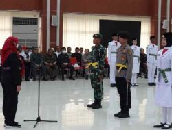 Walikota Bandar Lampung Eva Dwiana Kukuhkan 37 Anggota Paskibraka