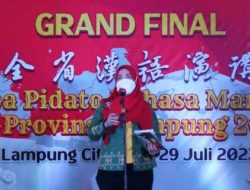 Walikota Bandar Lampung Hadiri Acara Grand Final Lomba Bahasa Mandarin