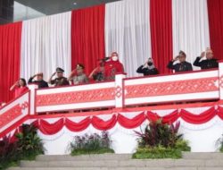 Walikota Eva Dwiana Pimpin Upacara Peringatan HUT ke-341 Kota Bandar Lampung