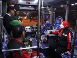 Walikota Bandar Lampung Bersama Forkopimda Meninjau Posko Keamanan Arus Mudik