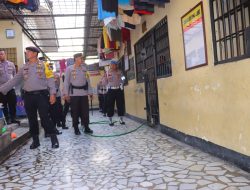 Cek Ruang Tahanan, Kapolresta Bandar Lampung Pastikan Keamanan dan Kesehatan Para Tahanan