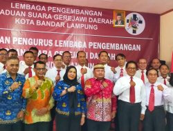Walikota Bandarlampung hadiri Dan Lantik Pengurus LPPD Kota Bandar Lampung