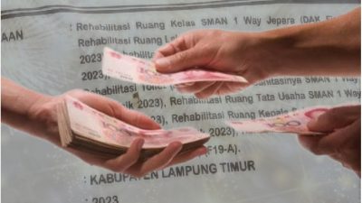 Disdik Provinsi Lampung Terkesan ‘Main Mata’, Diduga Proyek Asal Jadi Tetap Dibayar
