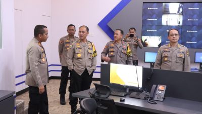 Pantau Pengamanan Pemilu 2024, Polres Kota Metro Terima Kunjungan Irwasda Polda Lampung