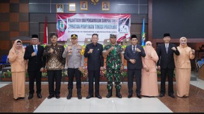 Dari Camat jadi Kepala Dinas Kominfo, Pj Bupati Pringsewu Lantik 3 Kadis