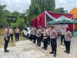 Polres Metro Amankan Rapat Pleno Rekapitulasi Suara Pemilu 2024 Di Tingkat PPK