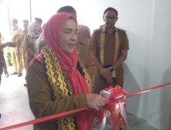 Gedung UPT Instalasi Farmasi Resmi di Resmikan Walikota Bandar Lampung Hj Eva Dwiana.