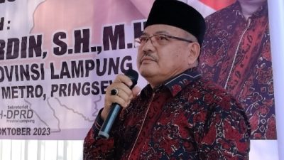 Anggota DPRD Lampung Watoni Siap Perjuangan Keluhkan Petani
