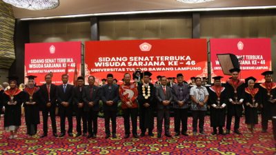 Ketua DPRD Lampung Hadiri Sidang Senat Terbuka Wisuda