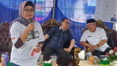 Kampanye, Mardiana Ajak Warga Lampung Utara Pilih AMIN