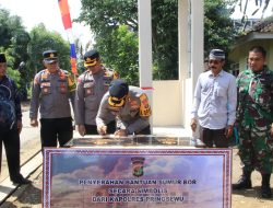 Warga Tambahrejo Apresiasi Bantuan Sumur Bor Polres Pringsewu