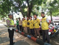 Operasi Keselamatan, Satlantas Polres Metro Imbau Pengemudi Ojol Taat Aturan Lalu Lintas