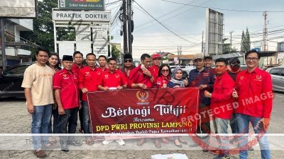 Pererat Silaturahmi, DPD PWRI Lampung Berbagi 1.500 Takjil dan Gelar Bukber