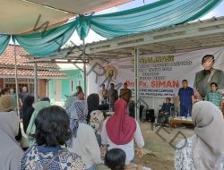 Anggota DPRD Lampung FX Siman Gelar Sosialisasi Perda Tentang Rembug Pekon