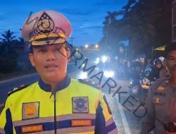 Melintas Wilayah Bandar Lampung, Polresta Bandar Lampung Kawal Puluhan Pemudik Sepeda Motor