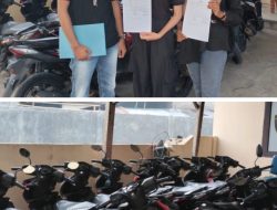 Dibuka Layanan, Polsek Wonosobo Langsung Terima Titipan Belasan Motor