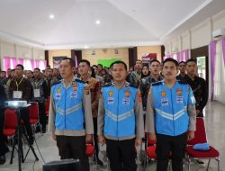 Panitia Penerimaan Polri Polres Tanggamus Tanda Tangani Pakta Integritas