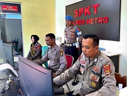 Wujudkan Pelayanan Prima, SPKT Polres Metro Terus Berikan Pelayanan Terbaik Kepada Masyarakat
