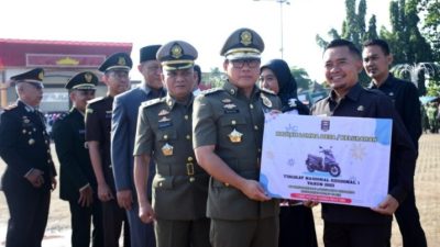 Walikota Metro Berikan Pidato Upacara Peringatan HUT Damkar, Satpol-PP ke-74 dan Satlinmas ke-62 Tahun