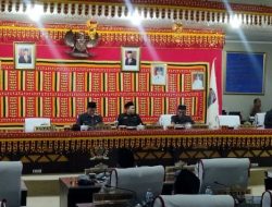 Ketua DPRD Lampung Selatan Hendry Rosyadi Pimpin Rapat Paripurna Pergantian Dan Pengesahan Wakil Ketua DPRD Lampung Selatan