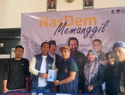 Ambil Formulir ke Partai Nasdem, Iqbal Ardiansyah di Apresiasi Ketua Tim Penjaringan DPD Nasdem Bandar Lampung
