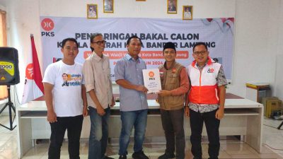 Tunjukkan Keseriusan, Iqbal Ardiansyah Kembalikan Berkas Bacalon Walikota Bandarlampung ke PKS