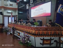 DPRD Kota Metro Gelar Rapat Paripurna, Bahas Tentang Pandangan Umum Fraksi-fraksi