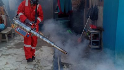 Tim Fogging Bandarlampung Bahagia Terjun ke Korpri Jaya, Puluhan Warga Ucapkan Terimakasih ke Bung Iqbal