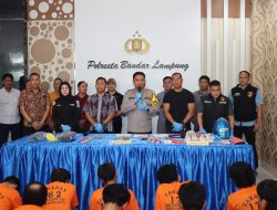 Ops Sikat Krakatau 2024, Polresta Bandar Lampung Ungkap 52 Kasus dan Tangkap 50 Tersangka