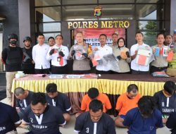 Konferensi Pers : Polres Metro Ungkap 13 Kasus Selama 14 hari Ops Sikat Krakatau 2024