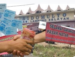Setoran PAD Retribusi Pelayanan Pasar Kabupaten Lampung Selatan Diduga Korupsi, Ini Keterangan Pedagang