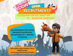 Intervensi Kebijakan dan Beri Rekomendasi, Lampung Democracy Studies Siap Korcam