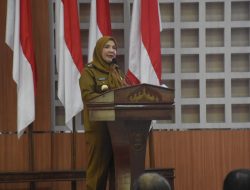 Walikota Bandar Lampung Eva Dwiana Menghadiri Musrenbang RPJPD di Aula Gedung Semergou
